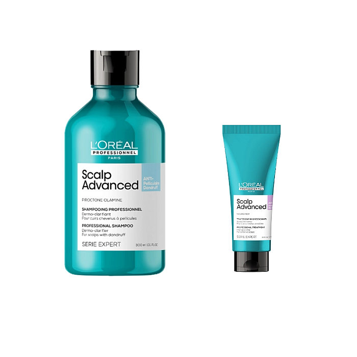 Pachet anti-matreata expert scalp advanced - sampon 300ml, tratament 200ml