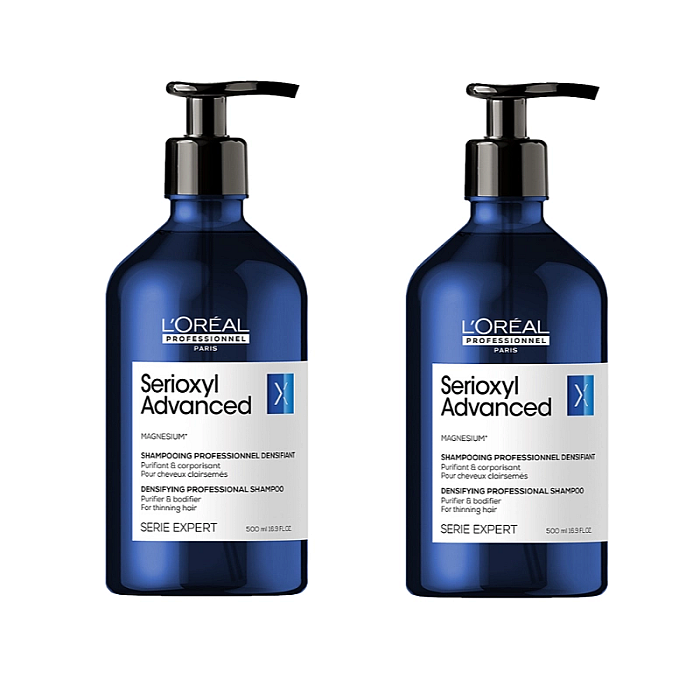 Pachet 2 x sampon pentru densitate serioxyl advanced 500ml