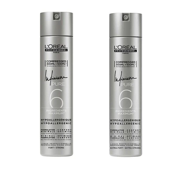 Pachet styling infinium - fixativ puternic 300ml, fixativ extra-strong 300ml