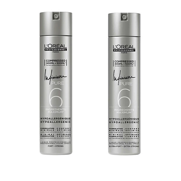 Pachet styling infinium - fixativ puternic 300ml, fixativ extra-strong 300ml