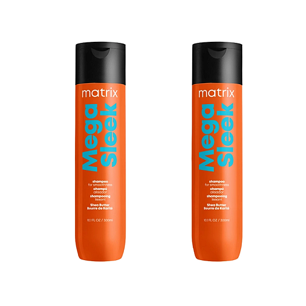 Pachet 2 x sampon pentru netezirea parului mega sleek 300ml