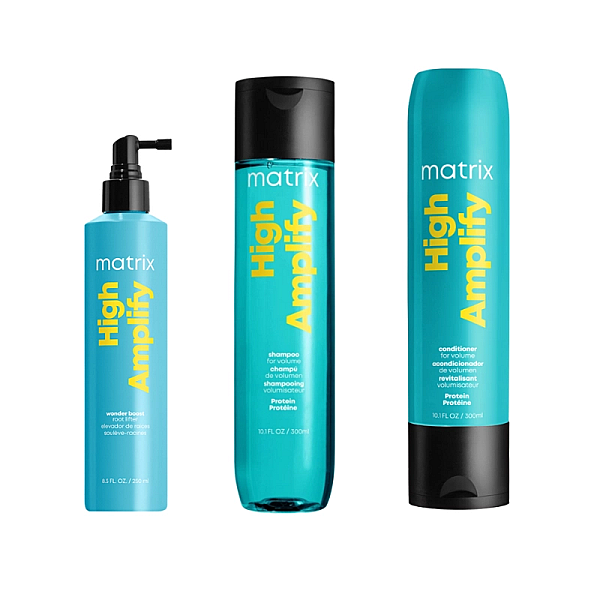 Pachet pentru volum high amplify - sampon 300ml, balsam 300ml, spray volum 250ml