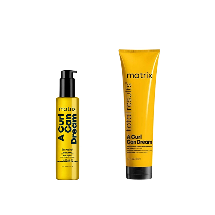 Pachet par cret a curl can dream - masca 250ml, ulei 150ml
