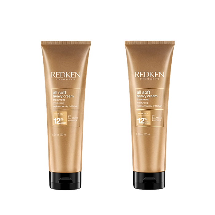 Pachet 2 x masca pentru parul uscat all soft 250ml