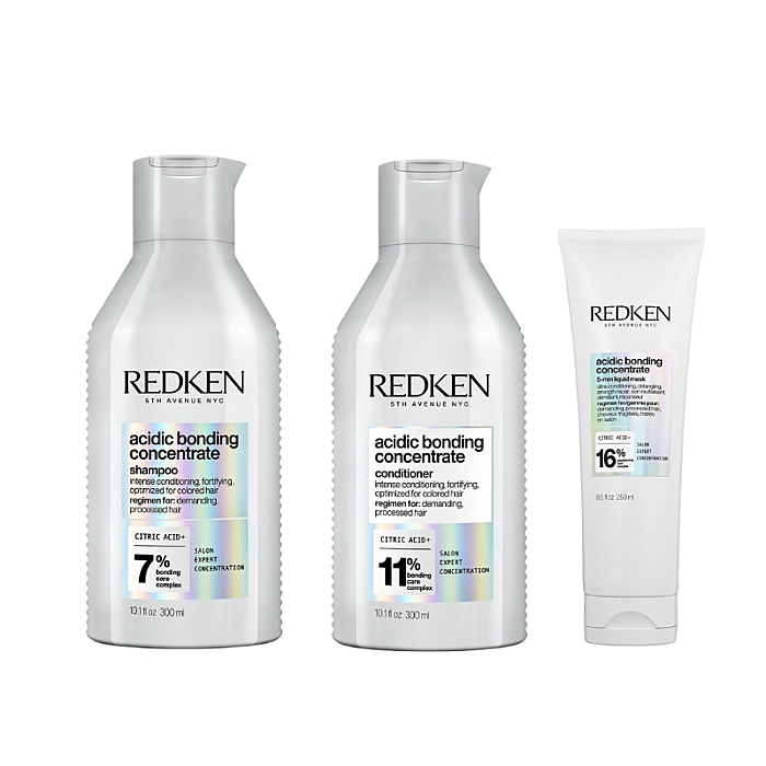 Pachet par deteriorat acidic bonding concentrate - sampon ph 300ml, balsam ph 300ml, masca 250ml