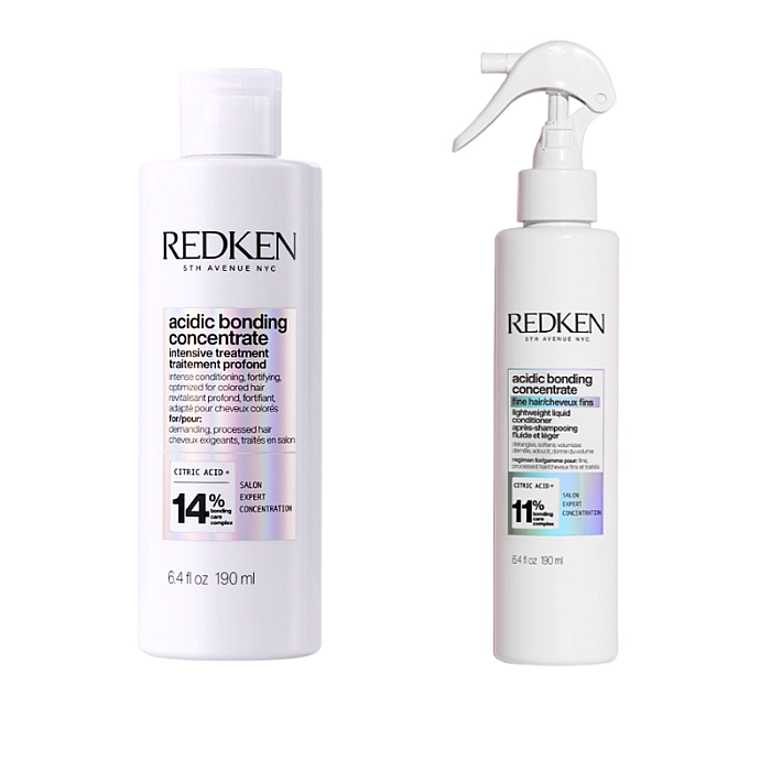 Pachet par deteriorat acidic bonding concentrate - tratament pre-spalare 190ml, balsam lichid 190ml
