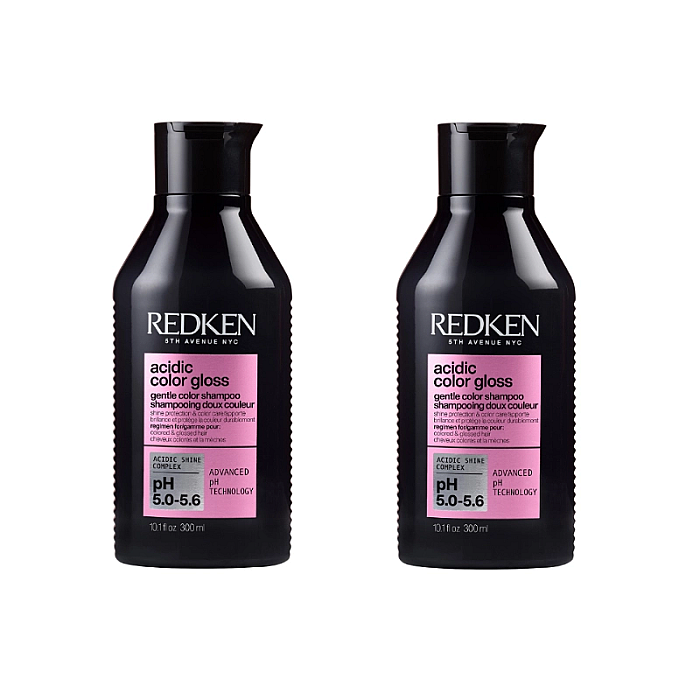 Pachet 2 x sampon par vopsit acidic color glass 300ml