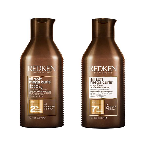 Pachet par cret all soft mega curls - sampon 300ml, balsam 300ml