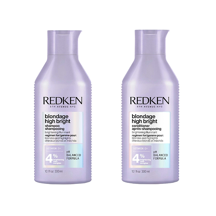 Pachet par blond blondage high bright - sampon 300ml, balsam 300ml
