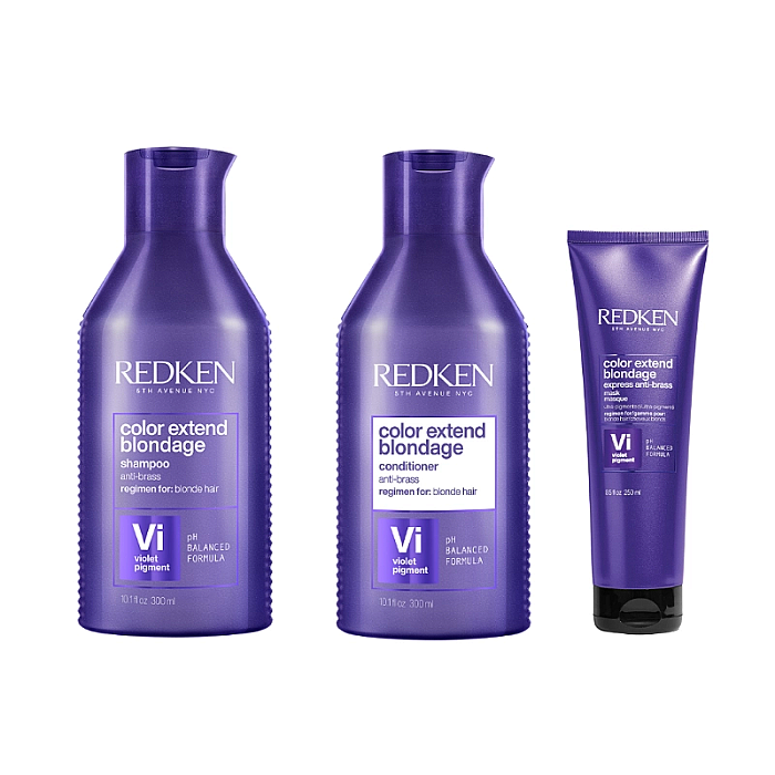 Pachet par blond color extend blondage - sampon 300ml, balsam 300ml, masca 250ml