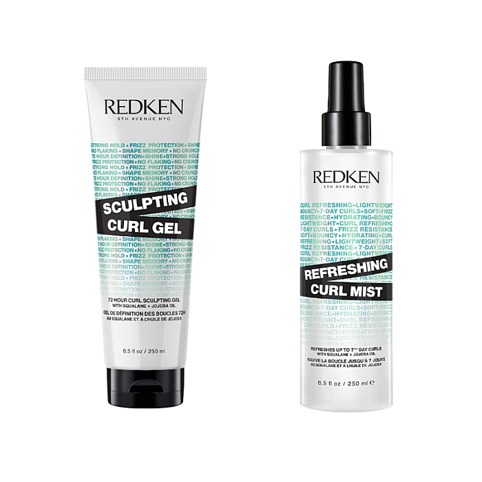 Pachet styling - gel par cret 250ml, spray leave-in bucle 250ml