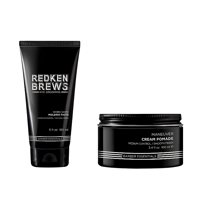 Pachet styling brews - gel modelator 150ml, crema modelatoare 100ml