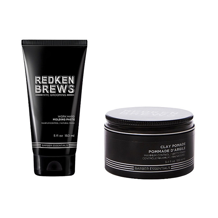 Pachet styling brews - gel modelator 150ml, clay modelator 100ml