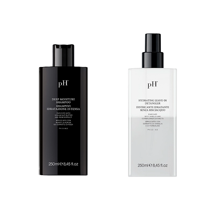 Pachet par uscat deep moisture - sampon 250ml, leave-in 250ml