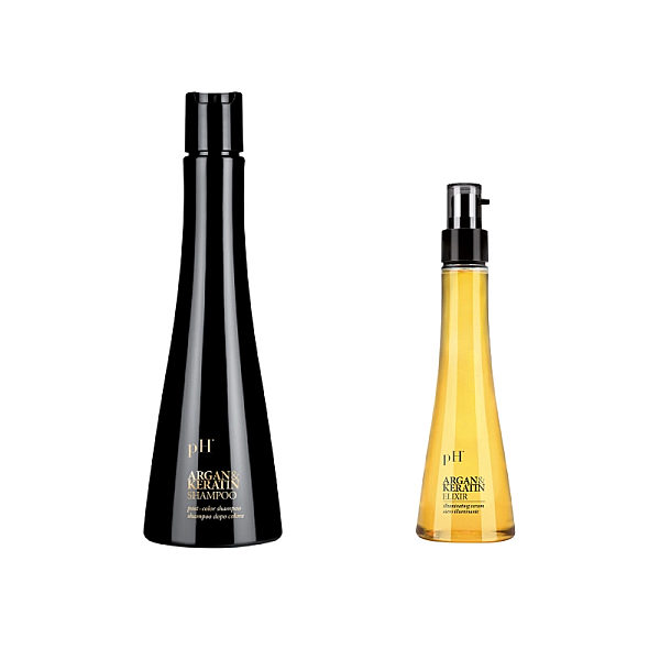 Pachet par vopsit argan&keratin - sampon 250ml, serum 100ml