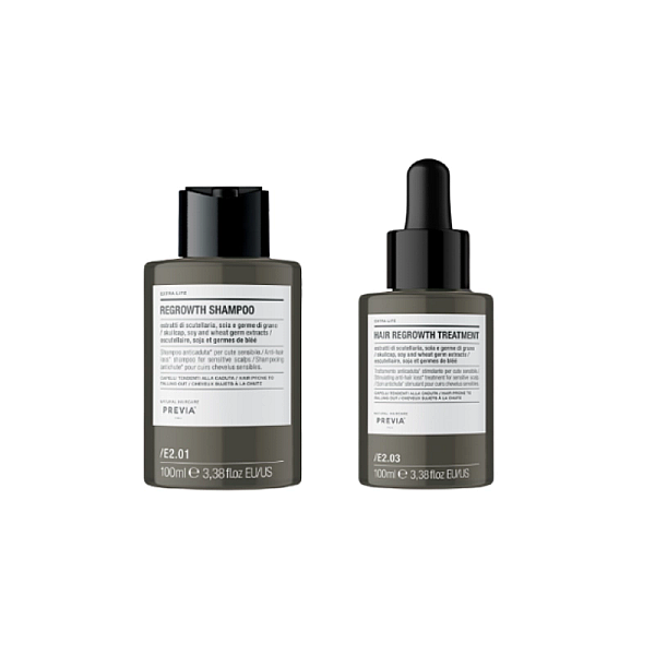 Pachete par anti-cadere extra life regrowth - sampon 100ml, tratament 100ml