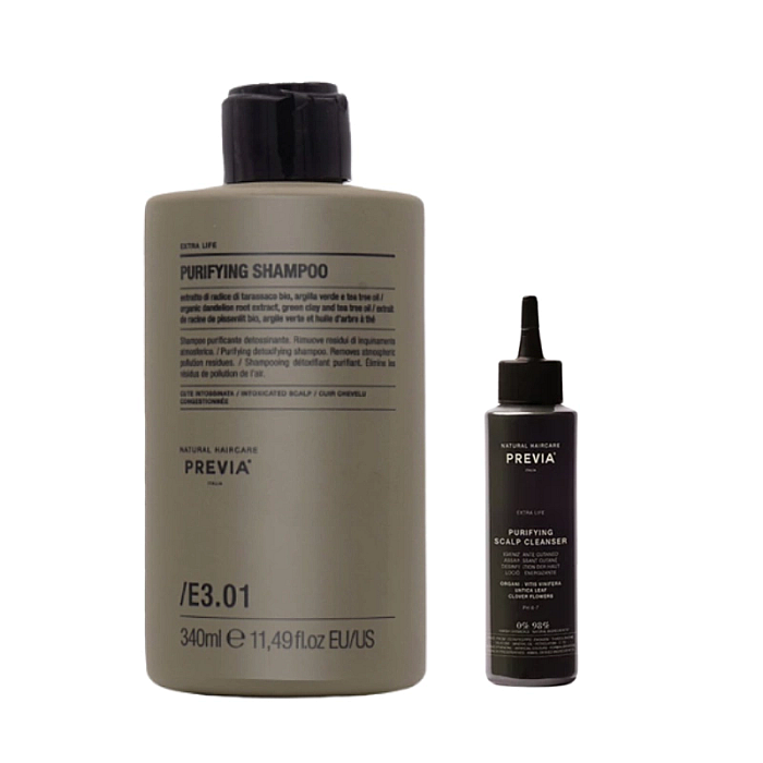 Pachet par anti-matreata extra life purifying - sampon 340ml, peeling 100ml