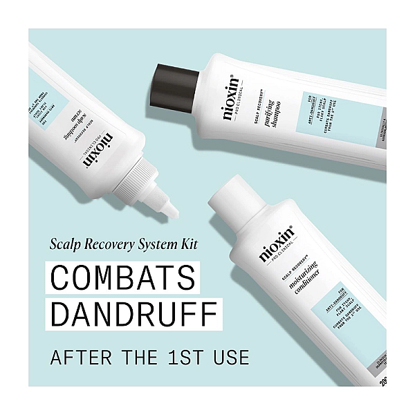 Set anti-matreata scalp recovery - sampon 200ml, balsam 200ml, ser tratament leave-in 100ml