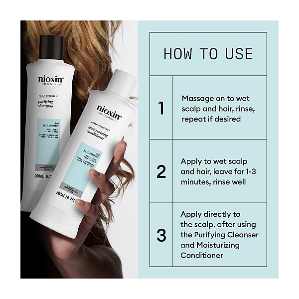 Set anti-matreata scalp recovery - sampon 200ml, balsam 200ml, ser tratament leave-in 100ml