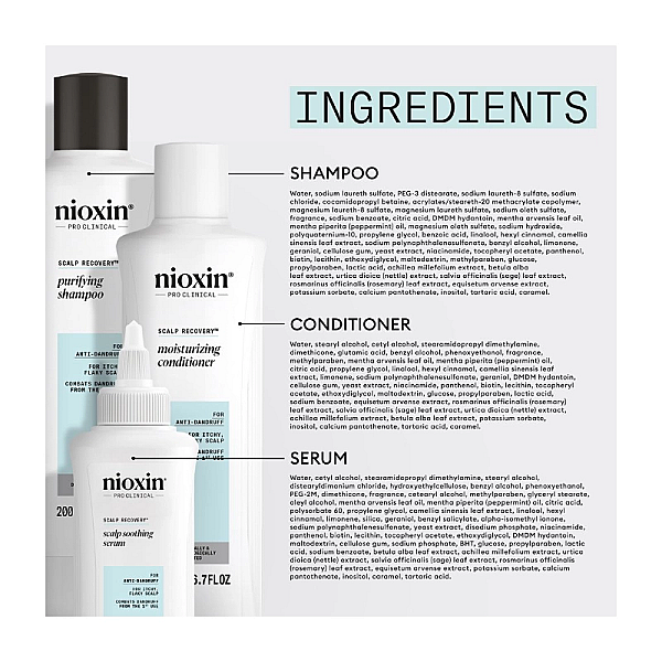 Set anti-matreata scalp recovery - sampon 200ml, balsam 200ml, ser tratament leave-in 100ml
