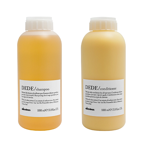 Set pentru ingrijirea zilnica a parului dede - sampon 1000ml, balsam 1000ml