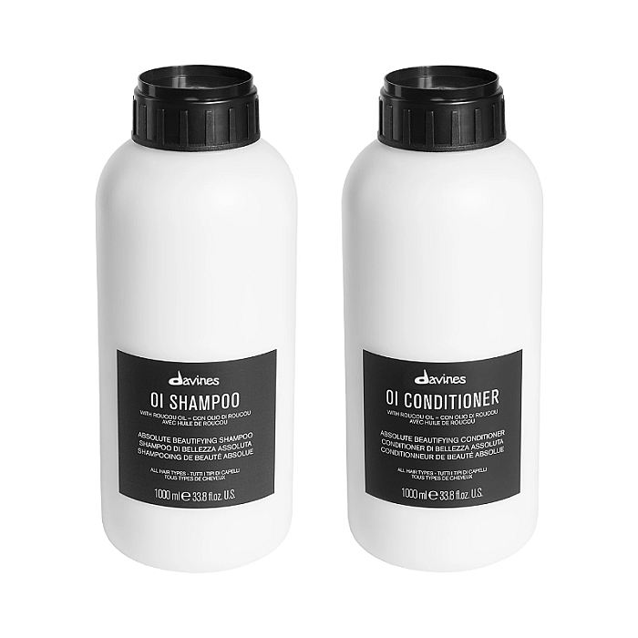 Set pentru netezirea si stralucirea parului oi - sampon 1000ml, balsam 1000ml