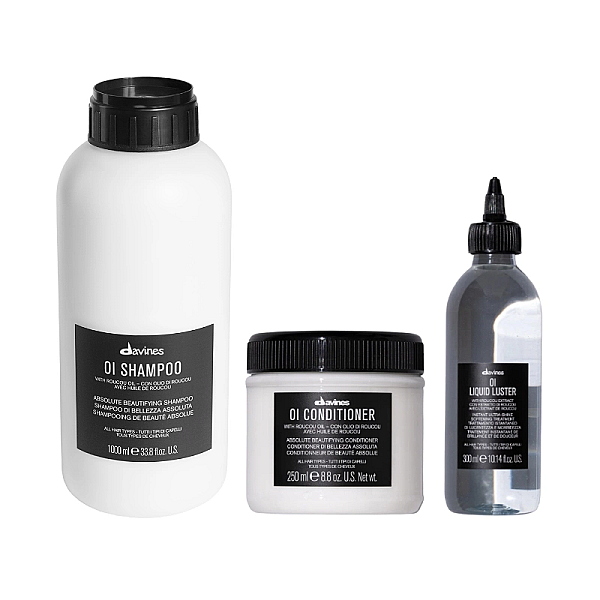 Set pentru hidratarea si netezirea parului oi - sampon 1000ml, balsam 250ml, tratament 300ml