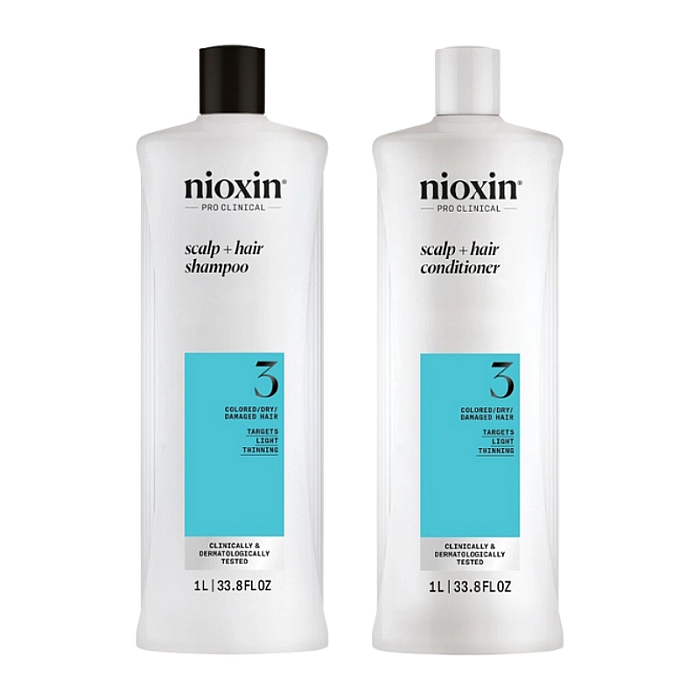 Set anti-cadere sys3 - sampon 1000ml, balsam 1000ml