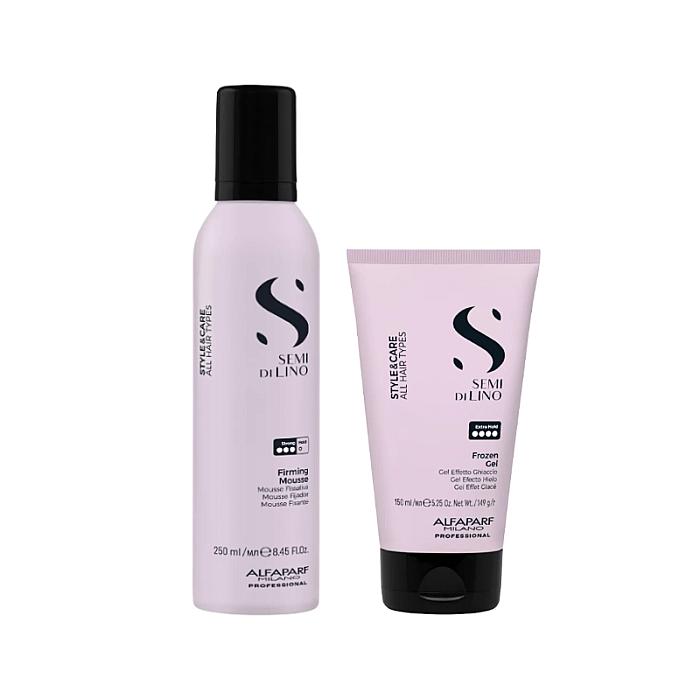 Pachet styling style&care - spuma fixare puternica 250ml, gel extra puternic 150ml