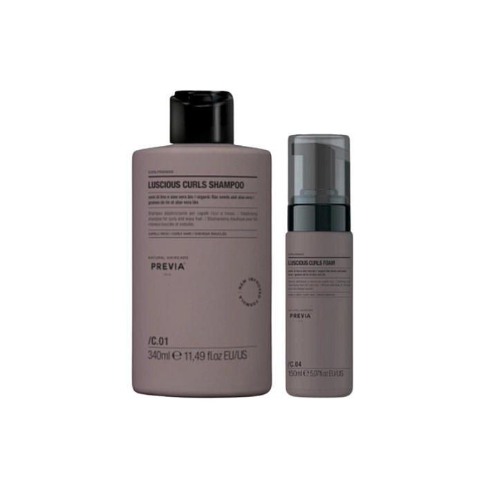 Pachet par cret luscious curl - sampon 340ml, spuma 150ml
