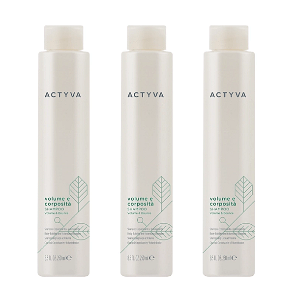 Pachet 3 x sampon pentru volum new actyva volume e corposita 250ml