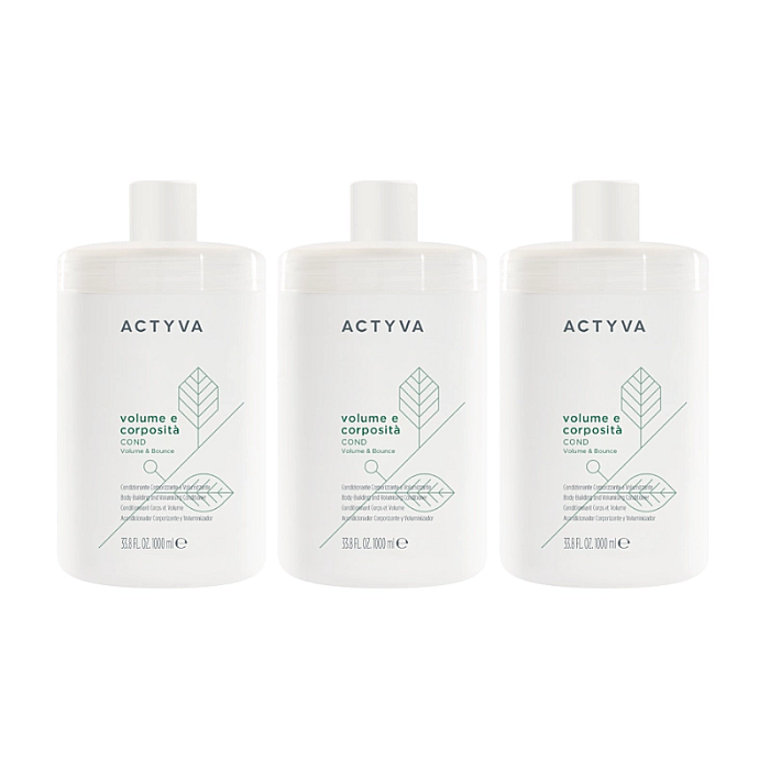 Pachet 3 x balsam pentru volum new actyva volume e corposita 1000ml