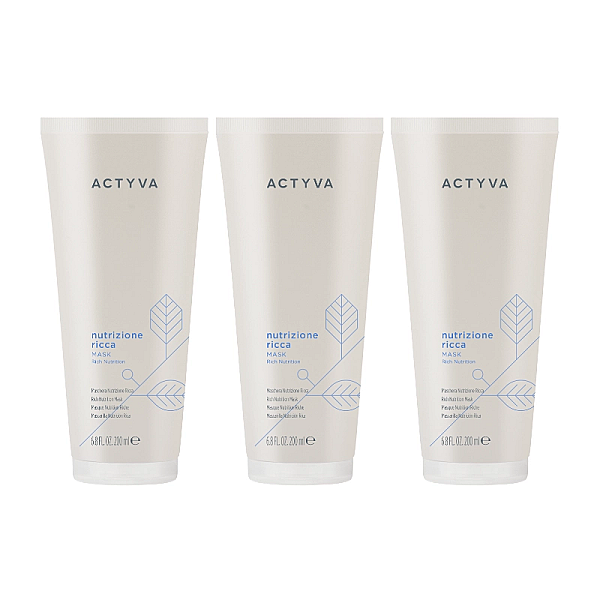 Pachet 3 x masca intens hidratanta new actyva nutrizione ricca 200ml