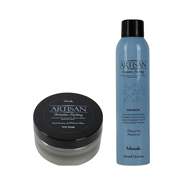Pachet styling artisan - ceara modelatoare 100ml, fixativ puternic 250ml