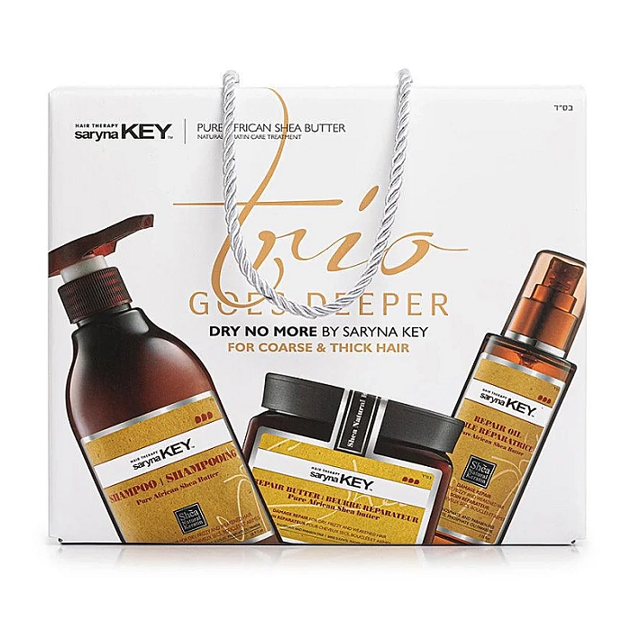 Set par gros deteriorat trio goes deeper damage repair - sampon 500ml, masca 500ml, ulei 105ml