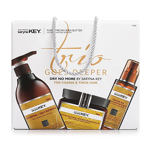 Set par gros deteriorat trio goes deeper damage repair - sampon 500ml, masca 500ml, ulei 105ml