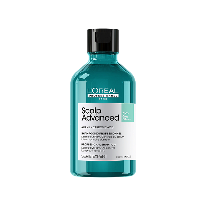 Sampon profesional pentru scalp gras cu 4% aha serie expert scalp advanced
