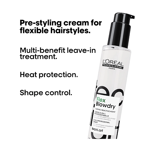 Crema profesionala fara clatire cu protectie termica blow dry fluidifier