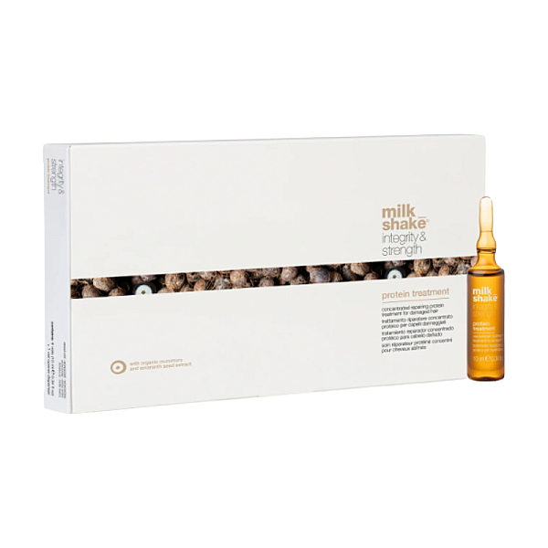 Fiole 8x10 ml - tratament intens reparator cu proteine integrity & strength repairing hair