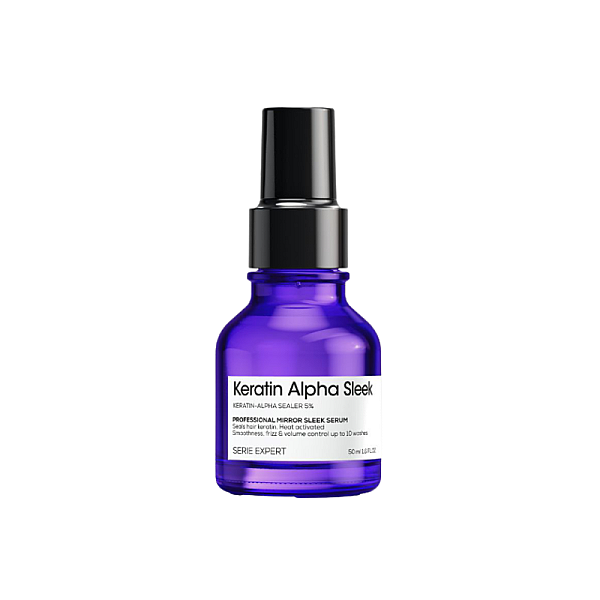 Serum profesional pentru par matasos Serie Expert Keratin Alpha Sleek