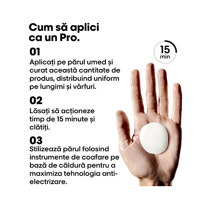 Crema-tratament profesionala pentru par matasos Serie Expert Keratin Alpha Sleek 