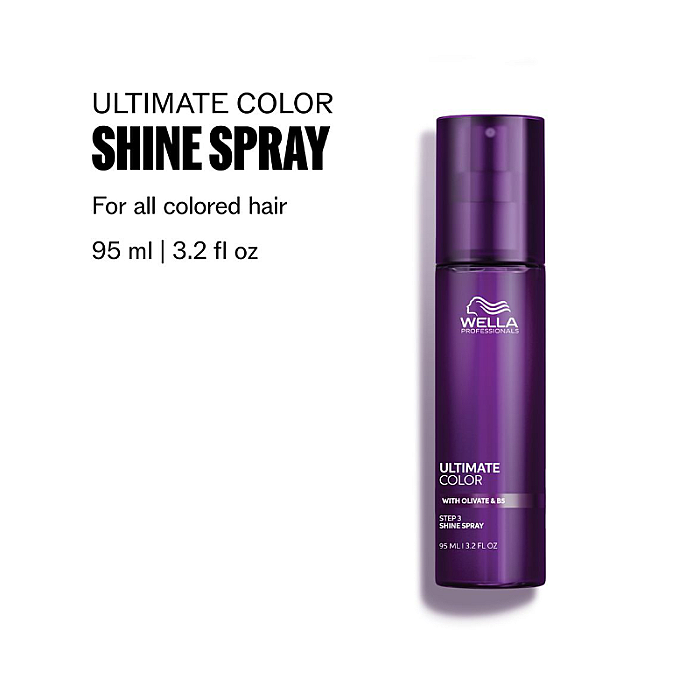 Spray de stralucire si netezire pentru par vopsit Shine Spray Ultimate Color
