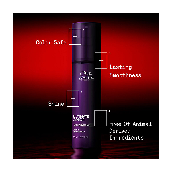 Spray de stralucire si netezire pentru par vopsit Shine Spray Ultimate Color
