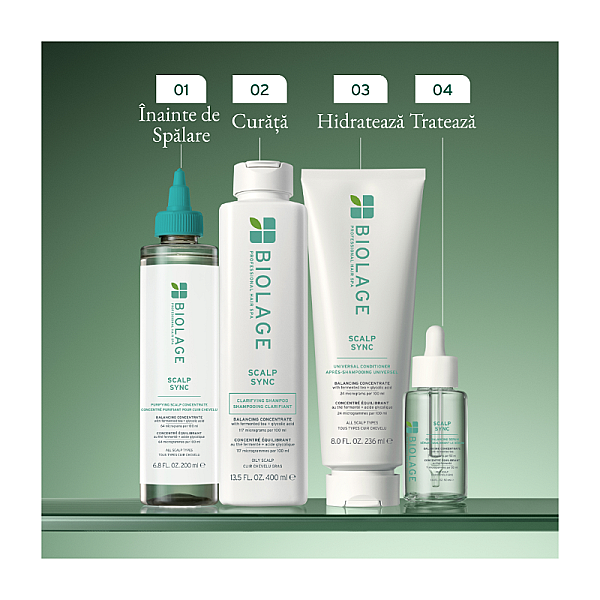 Sampon clarifiant scalp sync pentru scalp gras cu exces de sebum