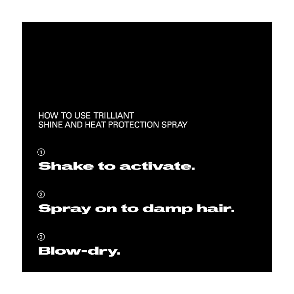 Spray de par cu protectie termica pentru stralucire si hidratare Trilliant Shine and Heat