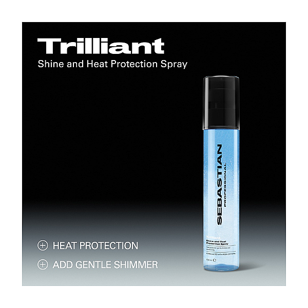 Spray de par cu protectie termica pentru stralucire si hidratare Trilliant Shine and Heat