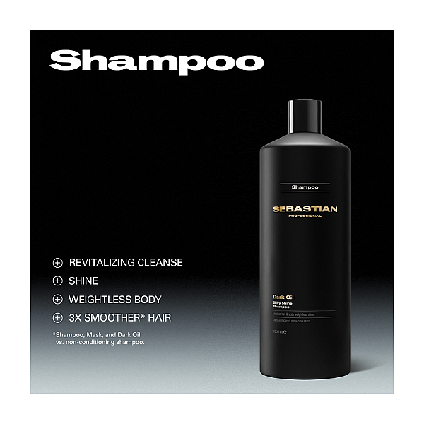 Sampon pentru par matasos si stralucitor Dark Oil Silky Shine