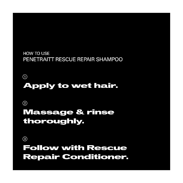 Sampon de reparare pentru par deteriorat Penetraitt Rescue Repair