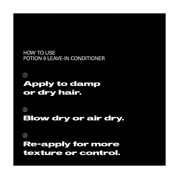 Crema hidratanta de styling pentru par cu fixare lejera Potion 9 Leave-In Conditioner & Styling