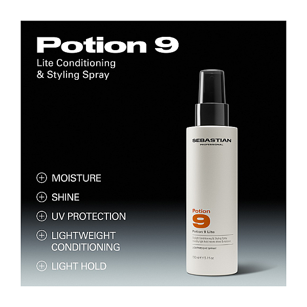 Spray hidratant de styling cu textura lejera pentru parul fin Potion 9 Lite Conditioning & Styling